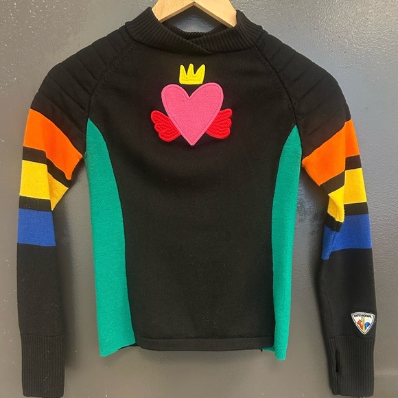 Rossignol S sweater padded down shoulders very small small.. excellent condition - Picture 15 of 15